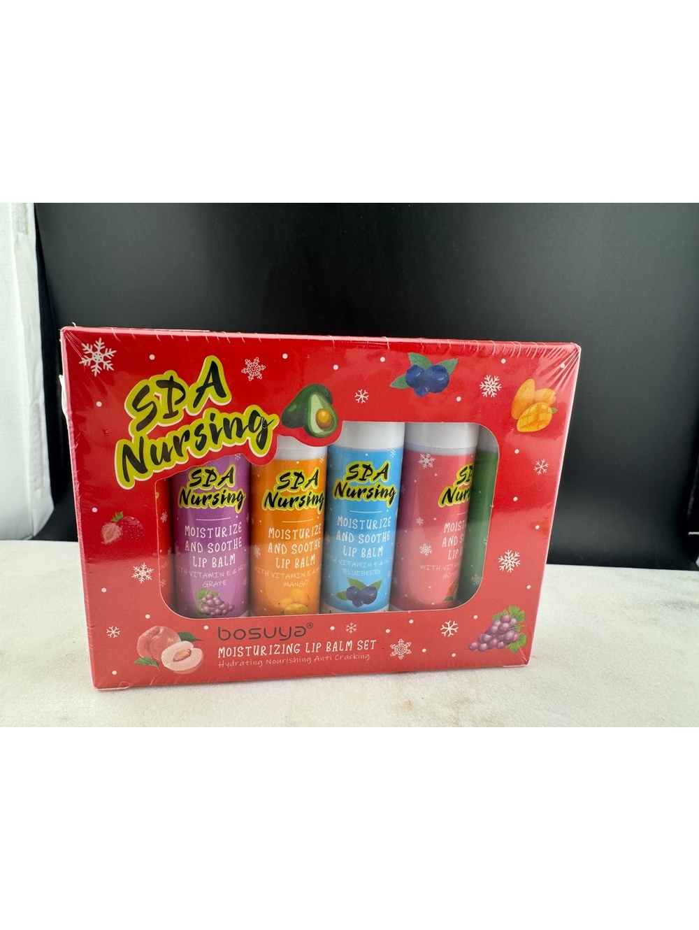bosuya SPA Nursing Moisturizing and Soothe Lip Balm Set 6pcs